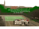 100 Jahr Oschatzer Tennisverein